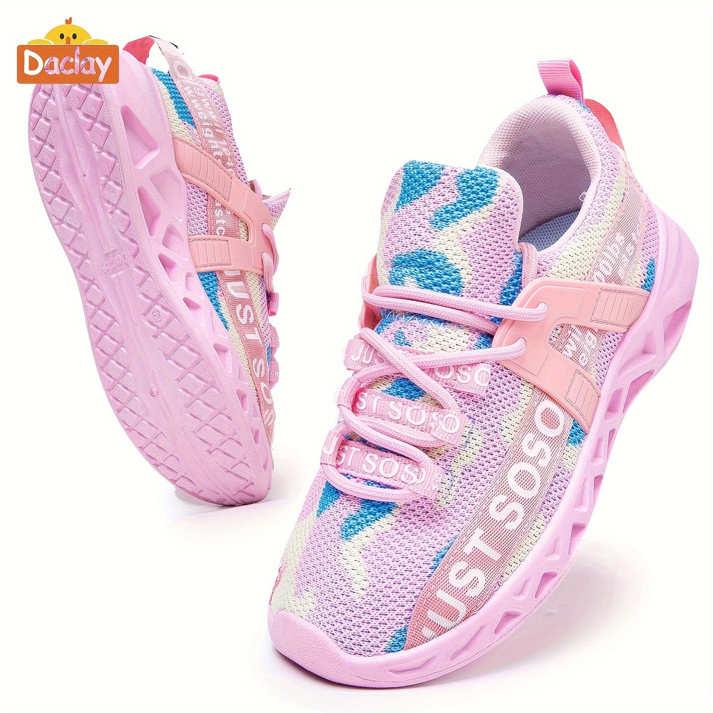 Daclay kids running shoes sports breathable girls and boys tennis shoes kids shoes casual sports shoes
