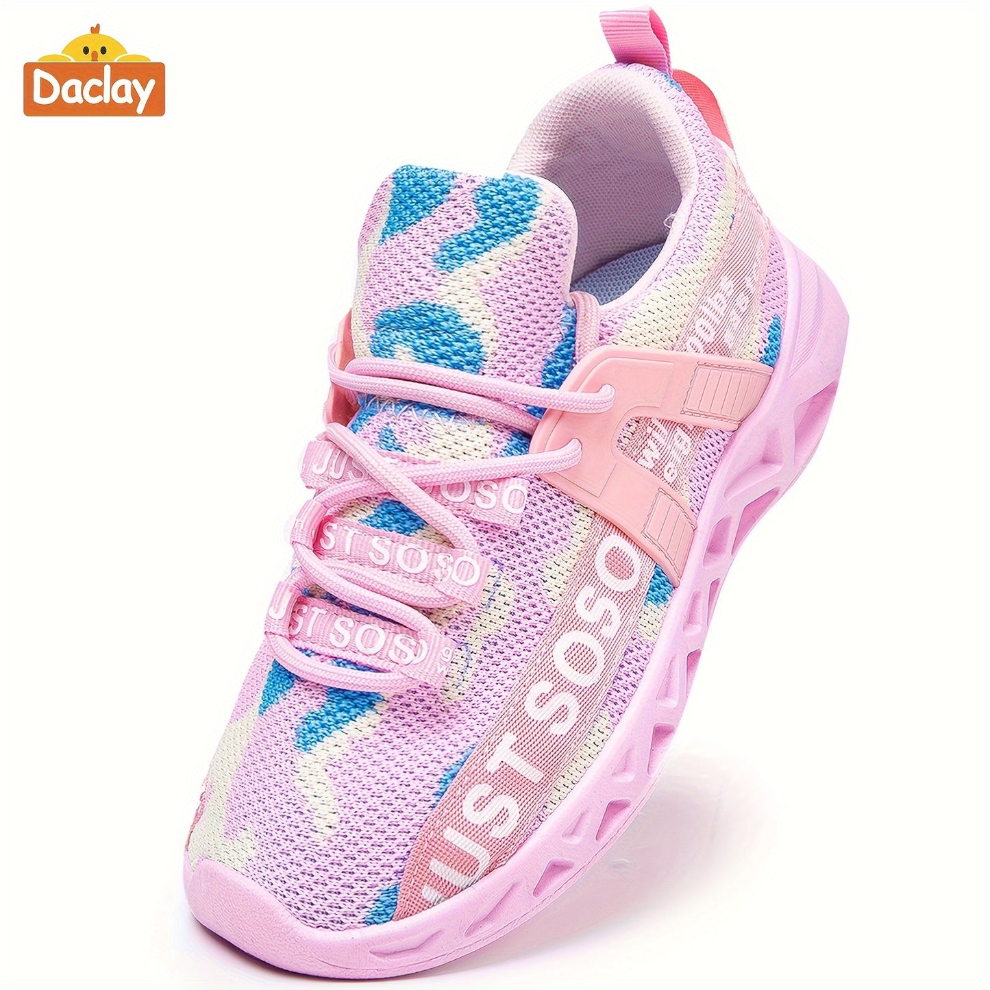 Daclay kids running shoes sports breathable girls and boys tennis shoes kids shoes casual sports shoes