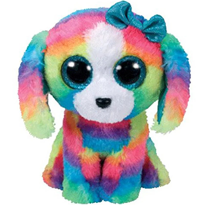 Ty Beanie Big Eyes Plush Animal Toy Unicorn Dolls Penguin Dog Owl Giraffe Ladybug Kangaroo Koala Cat Kids Christmas Gift 15cm