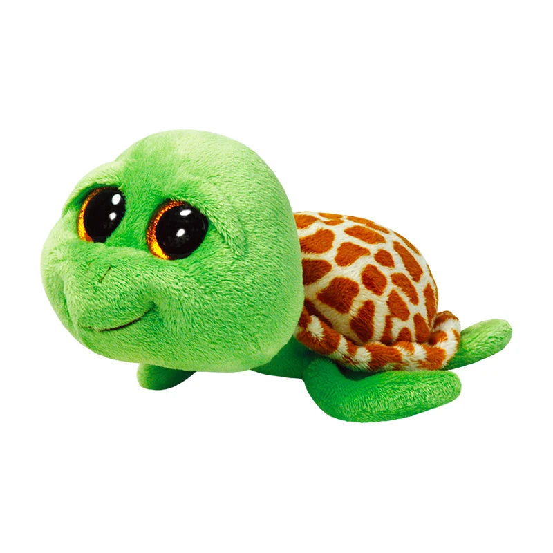 Ty Beanie Big Eyes Plush Animal Toy Unicorn Dolls Penguin Dog Owl Giraffe Ladybug Kangaroo Koala Cat Kids Christmas Gift 15cm
