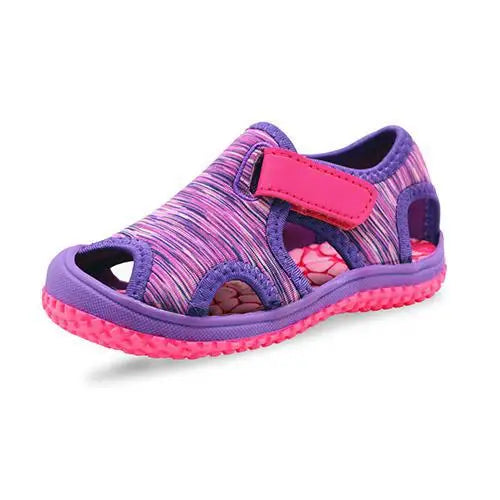 Summer Baby Boys Sandals Children Beach Sandals Soft Bottom Unisex Girls Non-slip Infant Shoes Kids Outdoor Anti-collision Shoes
