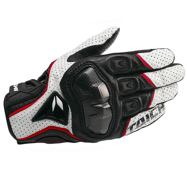 Motorcycle Gloves Genuine Leather Men's Motocross Racing Gloves RST390 391 Gloves Spring Autumn Touch Screen Guantes Moto