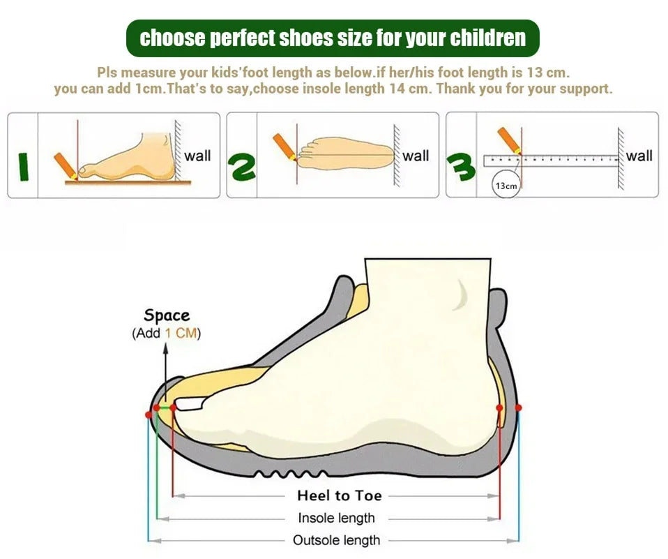 Kids Shoes for Baby Girls and Boys Anti-slip Soft Rubber Bottom Baby Sneaker Casual Flat Shoes Children Size 21-30