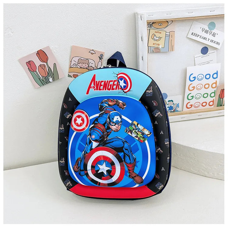 New children backpack kindergarten boys and girls cartoon animation hard shell small schoolbag small class backpack