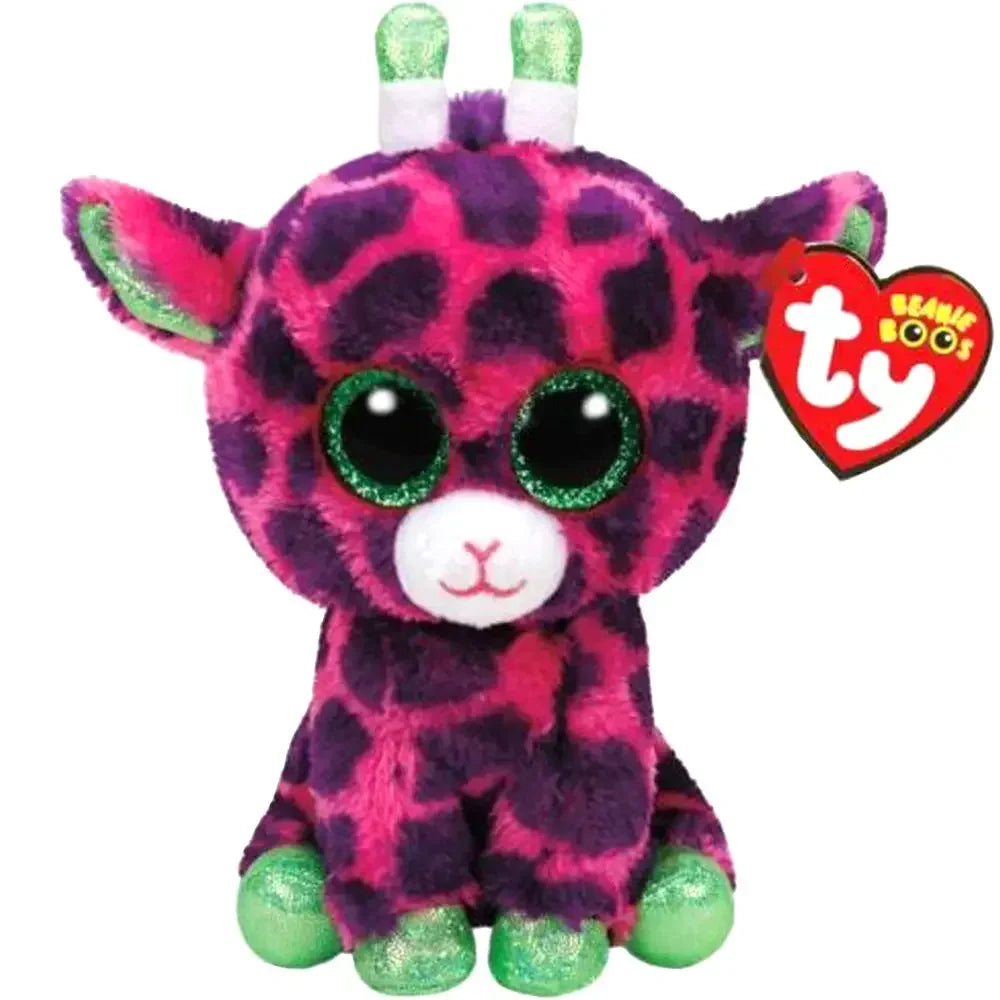Ty Beanie Big Eyes Plush Animal Toy Unicorn Dolls Penguin Dog Owl Giraffe Ladybug Kangaroo Koala Cat Kids Christmas Gift 15cm