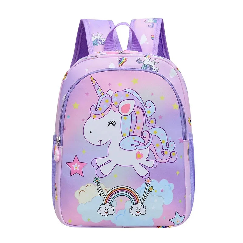Kindergarten Students Schoolbag Cartoon Cute Unicorn Girl Backpack Fashion Foreign Trade Large Capacity Backpack