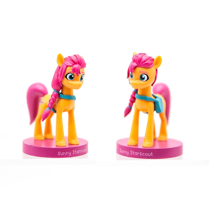 Hasbro My Little Pony The Good Friends Series Figuras 3D Sunny Starscout Izzy Moonbow Pipp Petals Capsule Toy Model Toys