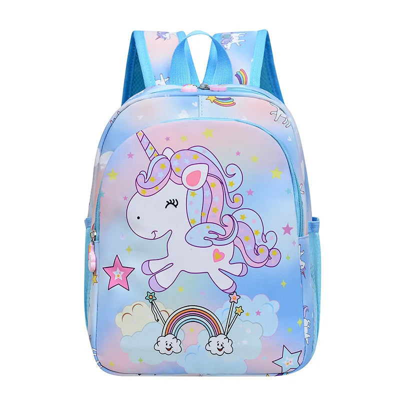Kindergarten Students Schoolbag Cartoon Cute Unicorn Girl Backpack Fashion Foreign Trade Large Capacity Backpack