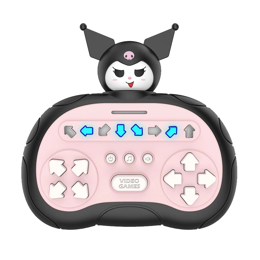 Quick Push Game Pop Up Fidget Bubble Electronic Pop it Pro Game Pikachu Stitch Spider Man Light AntiStress Toys For Kids Gift