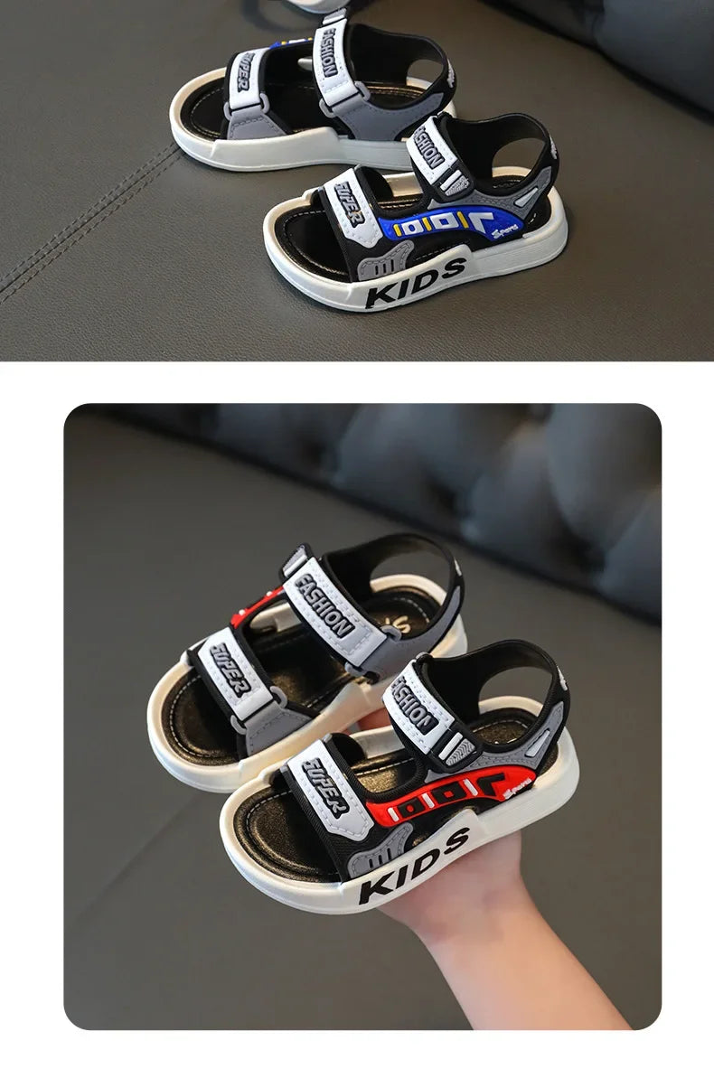 sandalias Boy Fashion Child Sandals Summer Children's Sneakers Anti Slip Soft Sole Casual Beach Shoes Kid Shoes zapatos niña