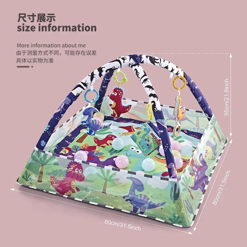 Multifunctional Fitness Frame For Children Educational Mat Crawling Blanket Infant Play Rug Kids Activity Mat Gym Baby Toys Gift