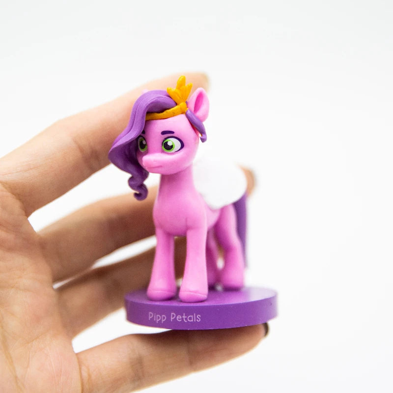 Hasbro My Little Pony The Good Friends Series Figuras 3D Sunny Starscout Izzy Moonbow Pipp Petals Capsule Toy Model Toys