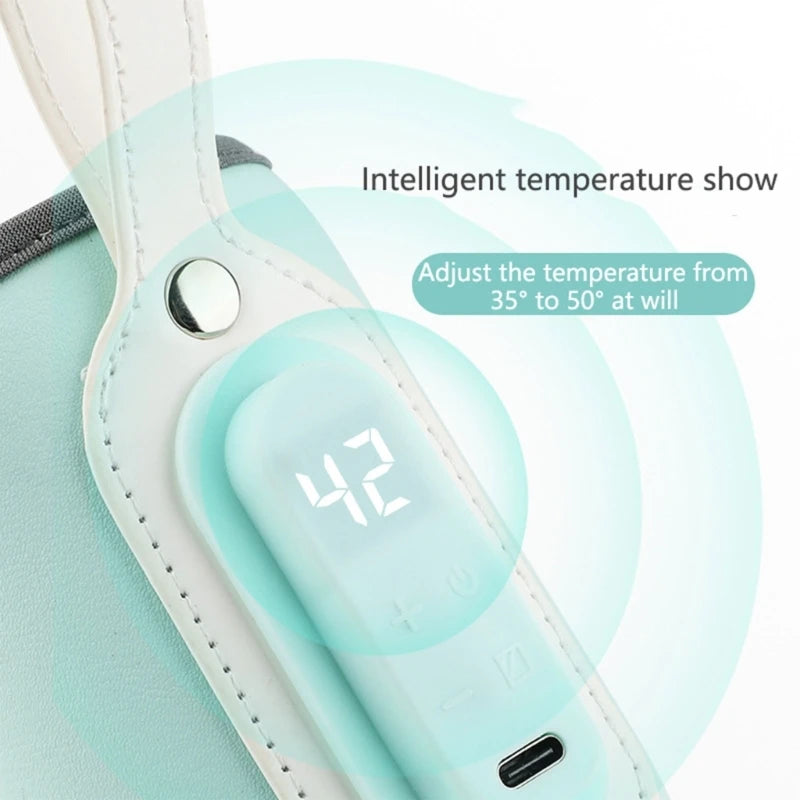 USB Charging Bottle Warmer Bag Insulation Cover Heating Bottle for Warm Water Baby Portable Infant Travel Feeding Accessories