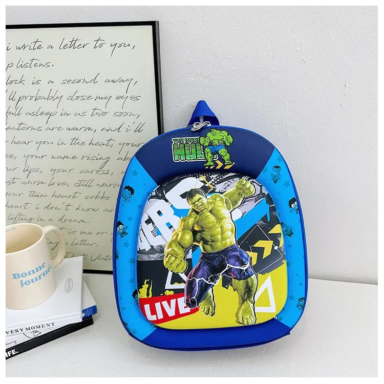 New children backpack kindergarten boys and girls cartoon animation hard shell small schoolbag small class backpack