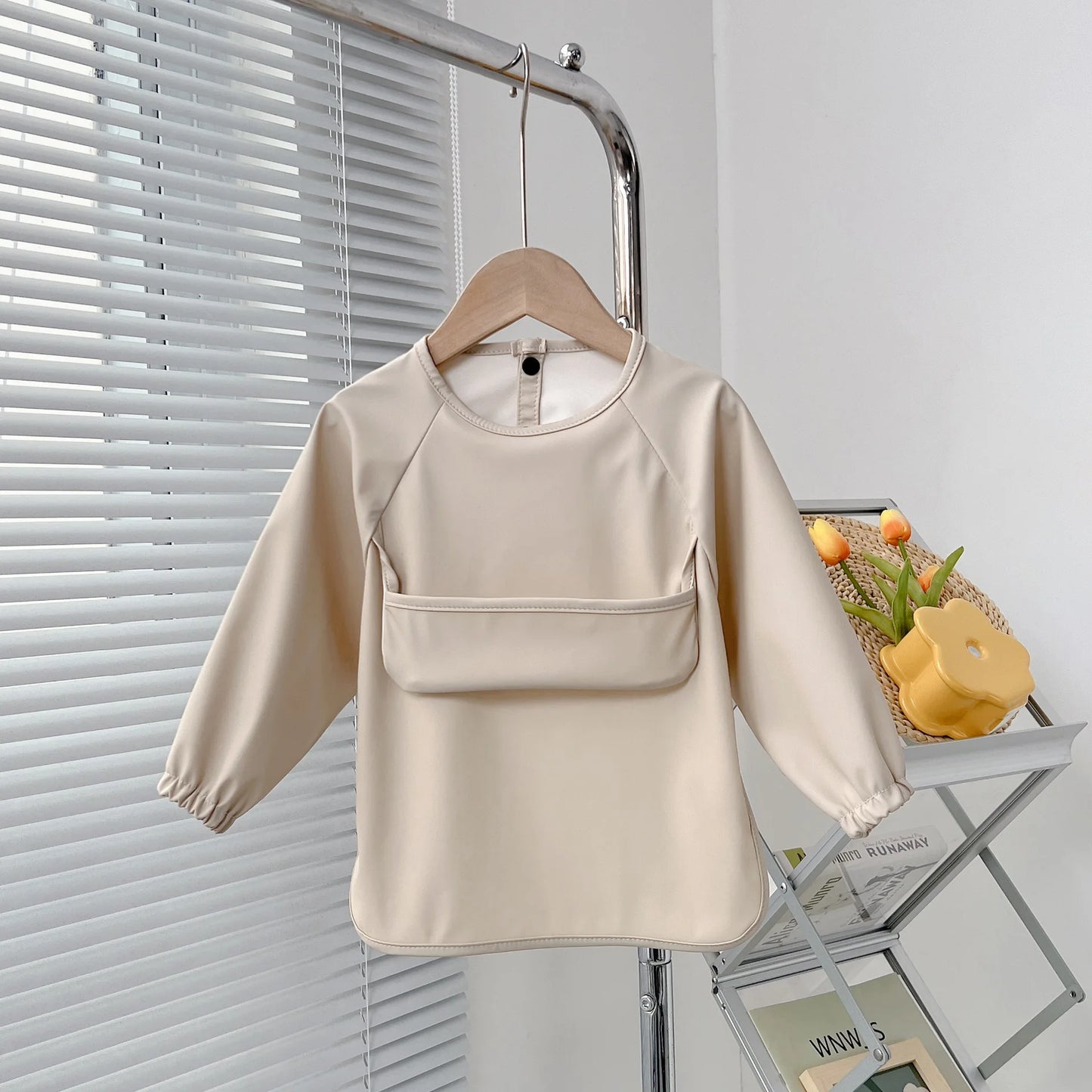Cute Baby Bibs Toddler Baberos Bavoir Waterproof Long Sleeve Apron Cartoon Animals Children Feeding Smock Bib Baby Stuff 0-5Y