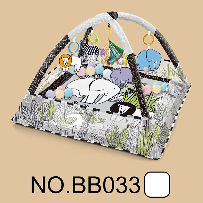 Multifunctional Fitness Frame For Children Educational Mat Crawling Blanket Infant Play Rug Kids Activity Mat Gym Baby Toys Gift