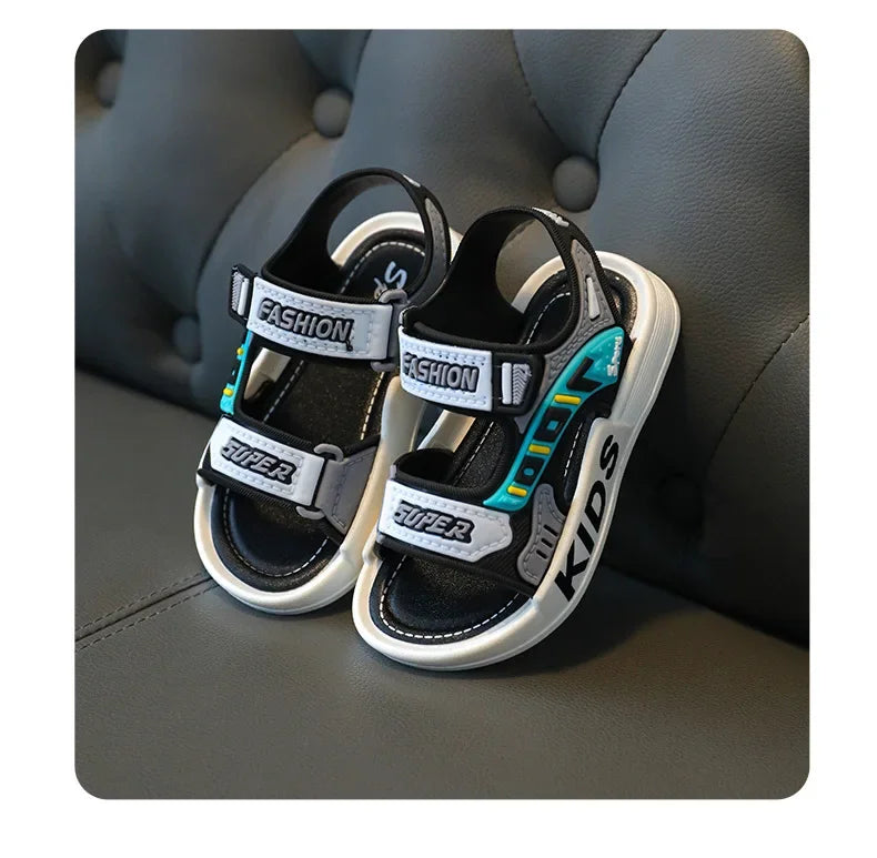 sandalias Boy Fashion Child Sandals Summer Children's Sneakers Anti Slip Soft Sole Casual Beach Shoes Kid Shoes zapatos niña