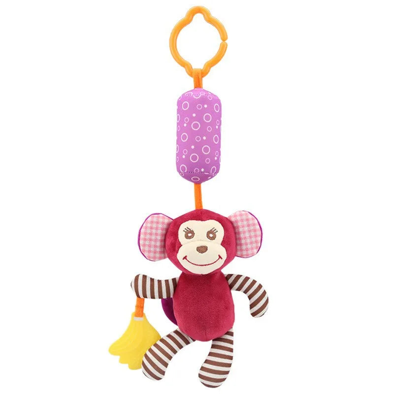 Hanging Rattles Soft Toys suitable for Car Seat, Stroller, Crib