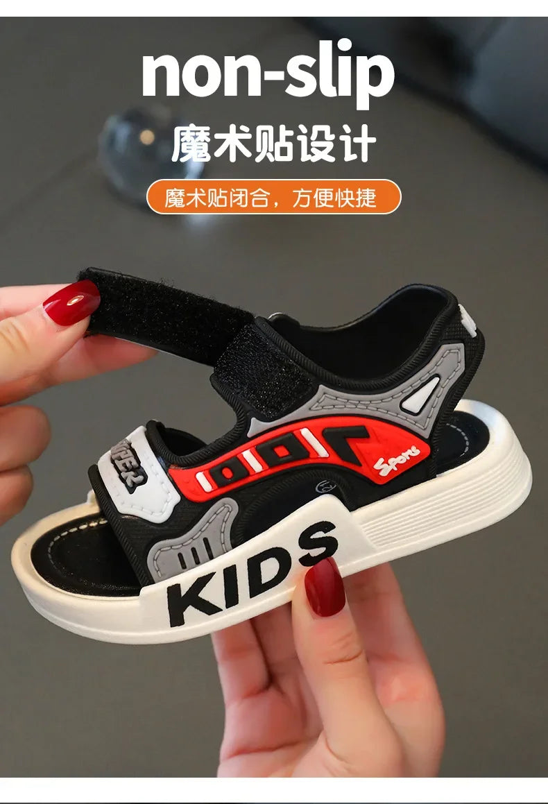 sandalias Boy Fashion Child Sandals Summer Children's Sneakers Anti Slip Soft Sole Casual Beach Shoes Kid Shoes zapatos niña