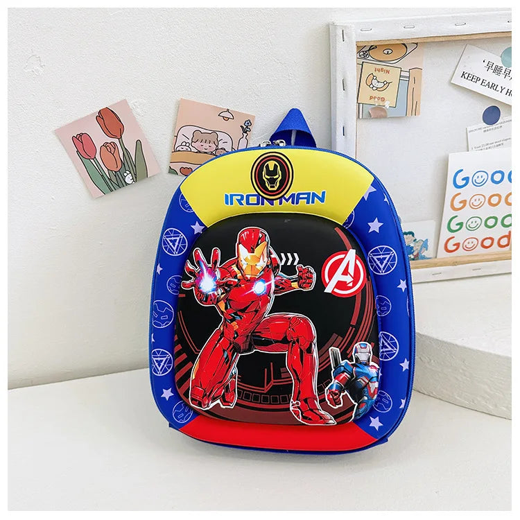 New children backpack kindergarten boys and girls cartoon animation hard shell small schoolbag small class backpack