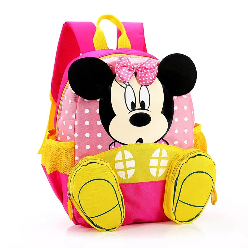 Mickey School Bag Minnie for Boys Girls baby Bag Children Backpack Kindergarten Backpack kid School Bags Satchel