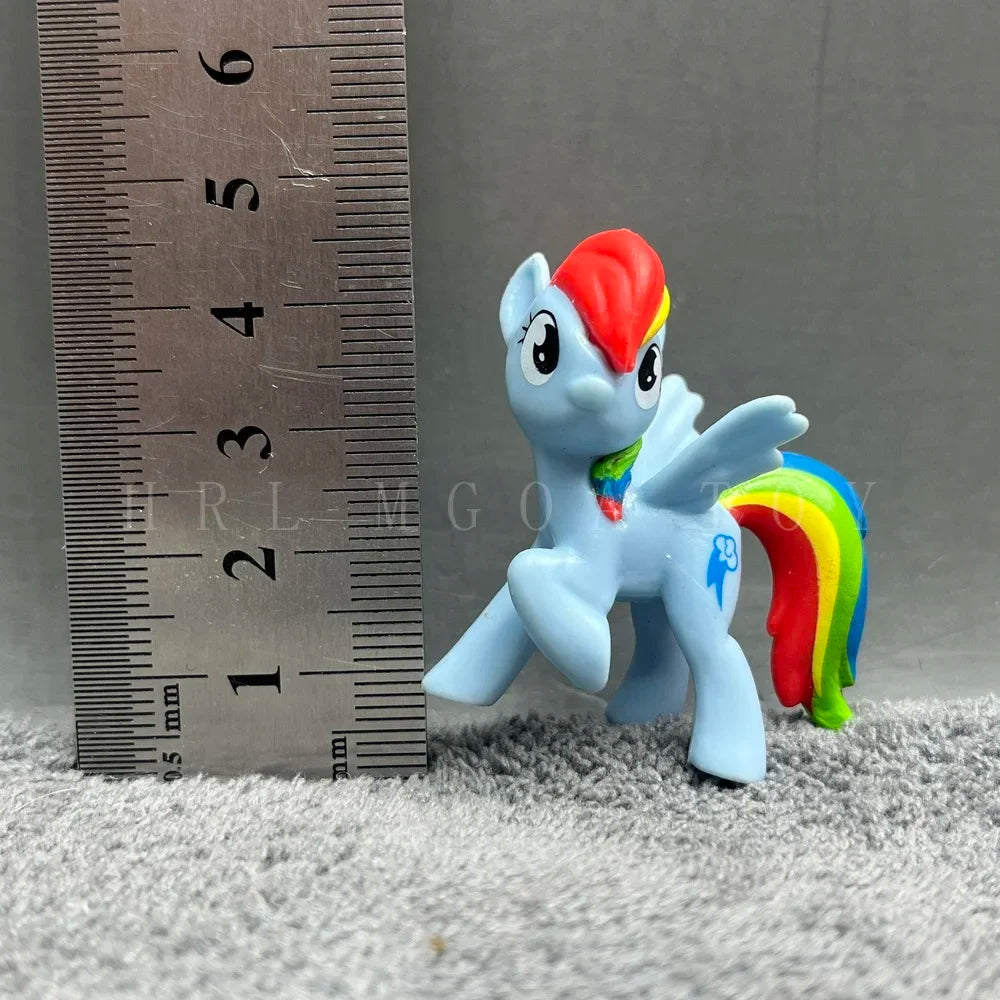 Original Multiple Styles 4-6cm Mini Pet Doll Classic Cartoon Anime Movies Mermaids Unicorn Dolls Girls Holiday Gift Toys