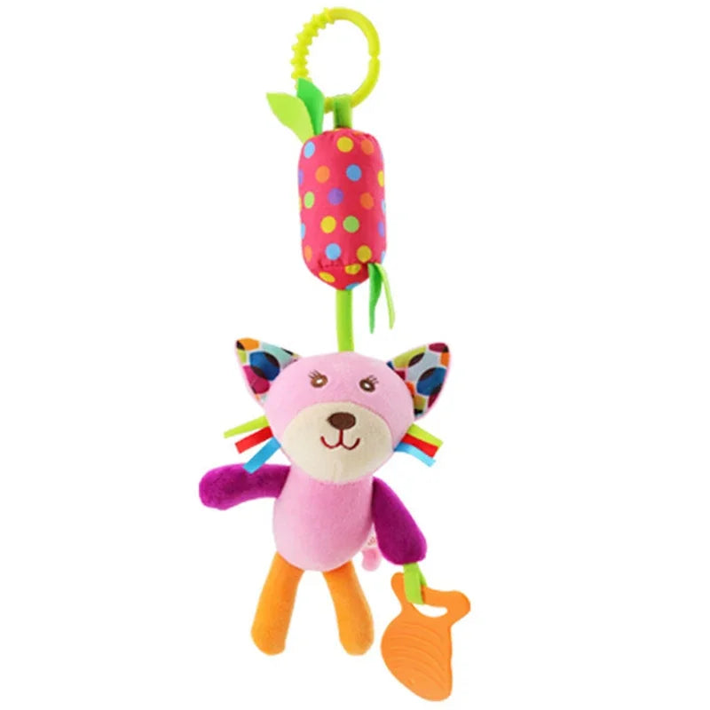 Hanging Rattles Soft Toys suitable for Car Seat, Stroller, Crib