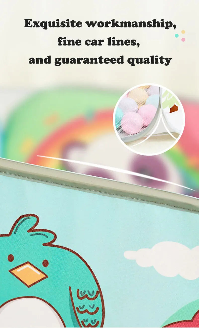 1.2M Portable Baby Pools Ball Pit Dry Pool Balls Cartoon Children's Pool Balls Outdoor Games Kids Playpen Ball Box Baby Pool