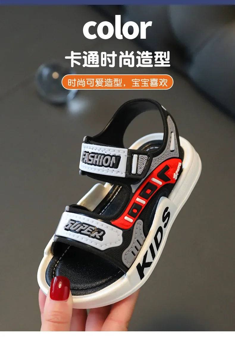 sandalias Boy Fashion Child Sandals Summer Children's Sneakers Anti Slip Soft Sole Casual Beach Shoes Kid Shoes zapatos niña