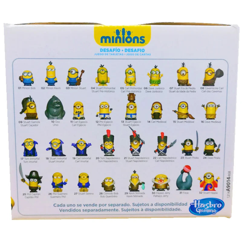 Hasbro Rumble City Limited Minion Blind Box Despicables Me Godfather Mini Yellow Man with Card Game for Kids Creative Gift
