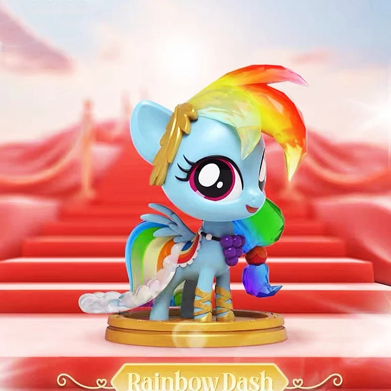 Kwistal My Little Pony Into The Gala Series Blind Box Guess Bag Collect Model My Little Pony Mystery Box Toy Decor Gifts Cute