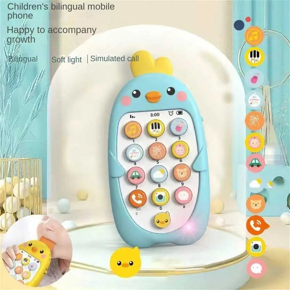 1/2PCS Baby Phone Toy Mobile Telephone Early Educational Learning Machine Kids Gifts Music Sound Machine Electronic Newborn Baby