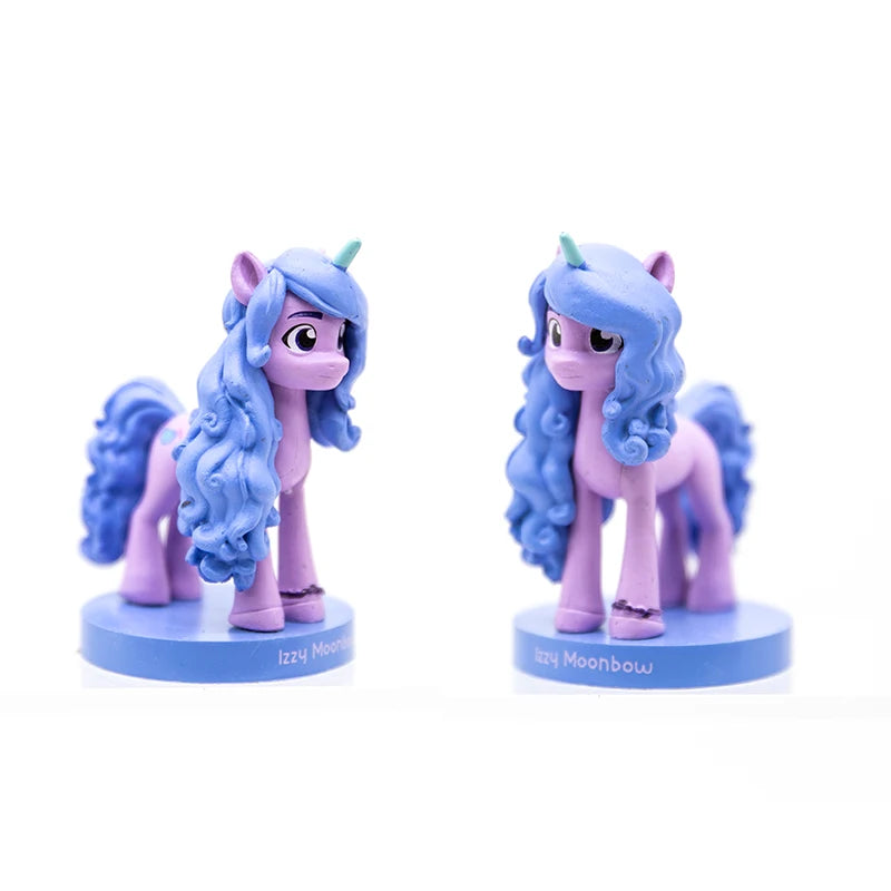 Hasbro My Little Pony The Good Friends Series Figuras 3D Sunny Starscout Izzy Moonbow Pipp Petals Capsule Toy Model Toys