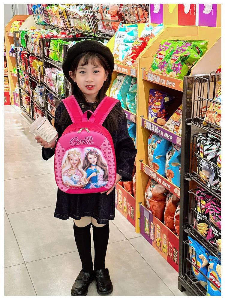 New children backpack kindergarten boys and girls cartoon animation hard shell small schoolbag small class backpack