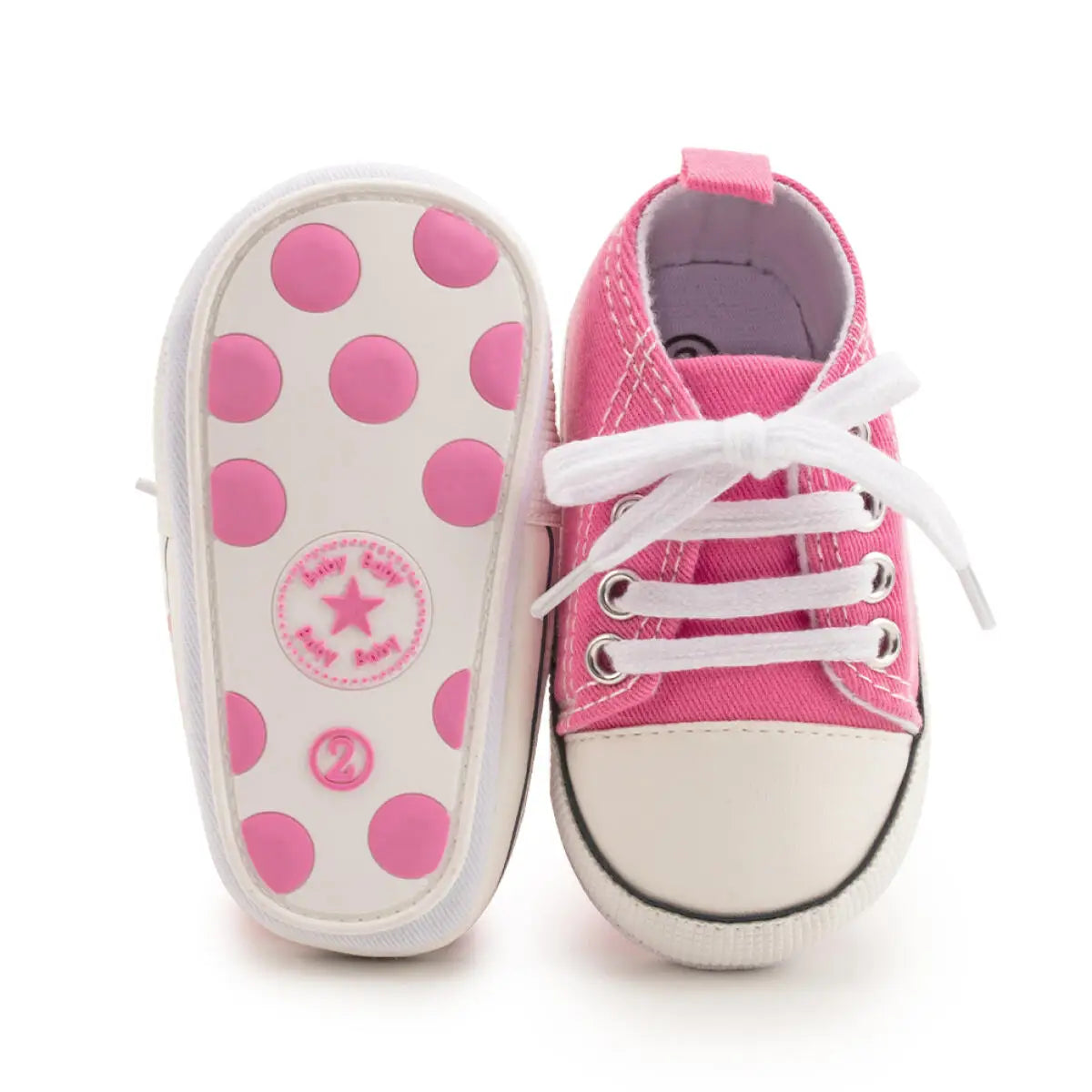 High Tops Baby Soccer First Walkers Classic Canvas Casual Sneakers Cotton Soft Anti-slip Sole Fashion Versatile Sports Style