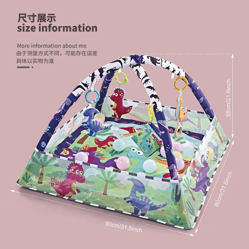 Multifunctional Fitness Frame For Children Educational Mat Crawling Blanket Infant Play Rug Kids Activity Mat Gym Baby Toys Gift