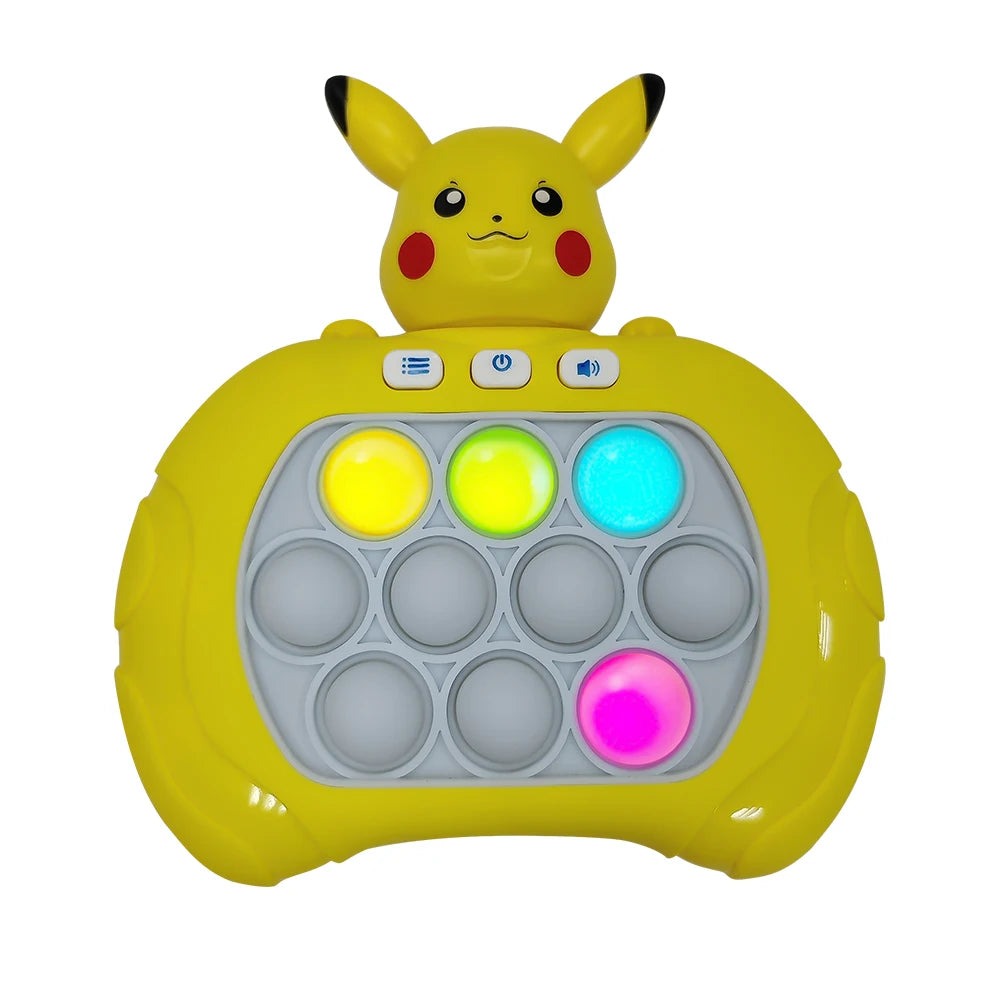 New Cheap Pikachu Quick Push Game Pop Up Fidget Bubble Electronic Pop it Pro Game Light AntiStress Toys For Adult Kids Gift 2025