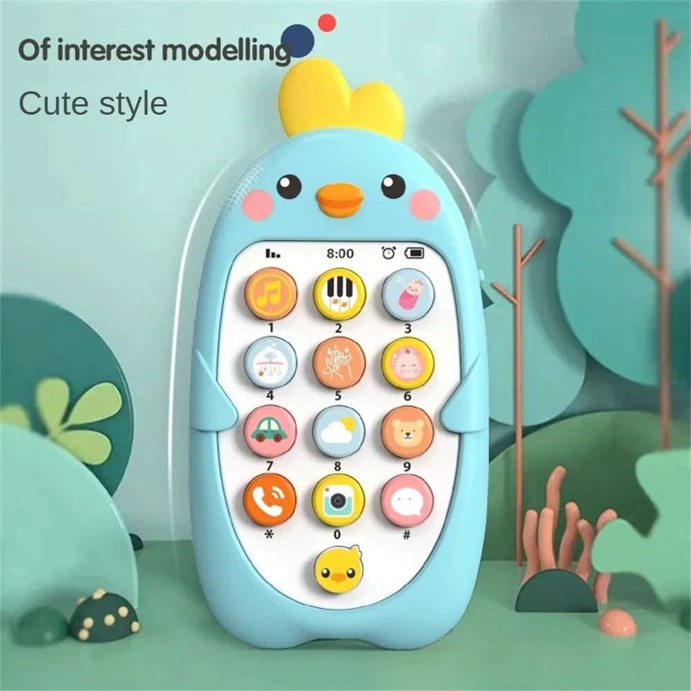 1/2PCS Baby Phone Toy Mobile Telephone Early Educational Learning Machine Kids Gifts Music Sound Machine Electronic Newborn Baby