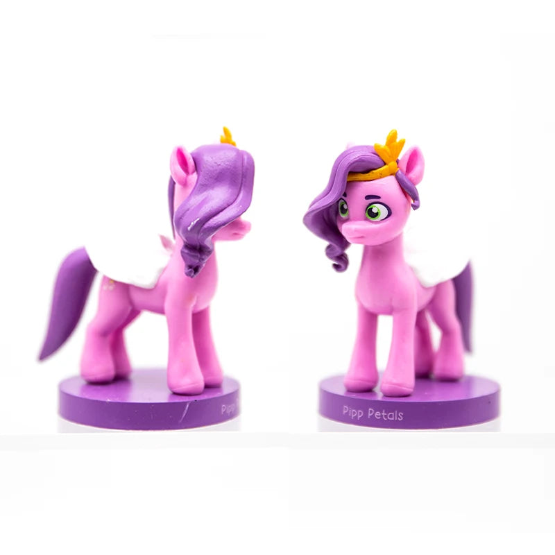 Hasbro My Little Pony The Good Friends Series Figuras 3D Sunny Starscout Izzy Moonbow Pipp Petals Capsule Toy Model Toys
