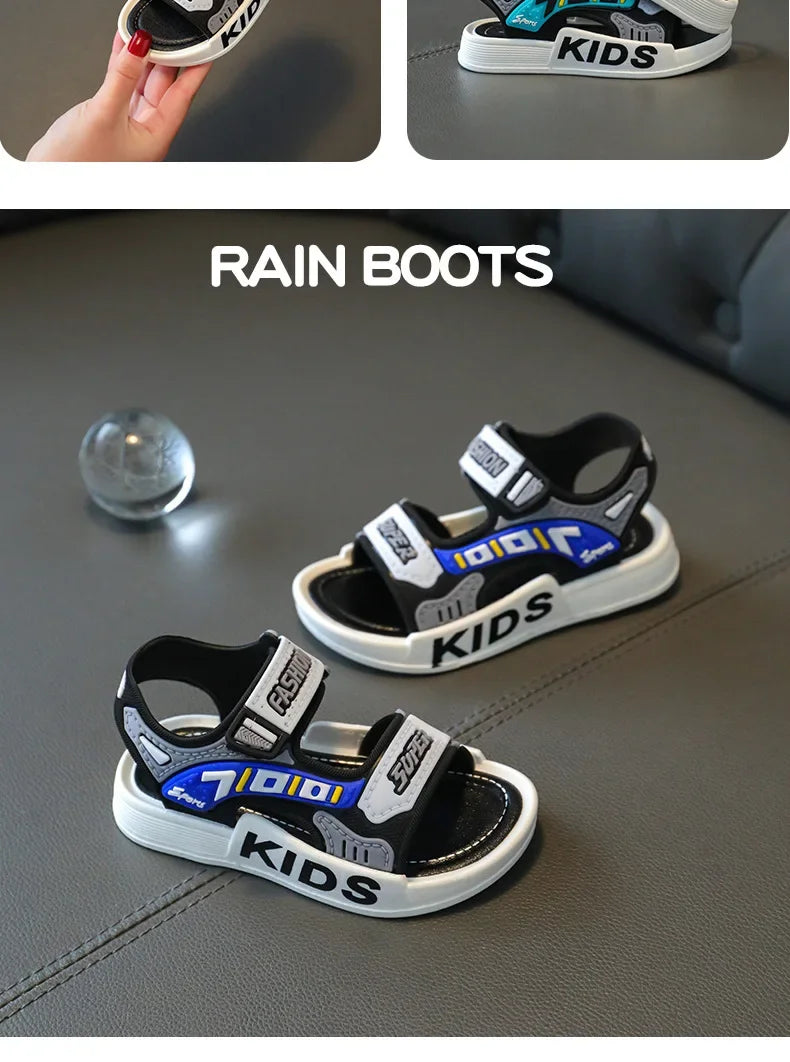 sandalias Boy Fashion Child Sandals Summer Children's Sneakers Anti Slip Soft Sole Casual Beach Shoes Kid Shoes zapatos niña