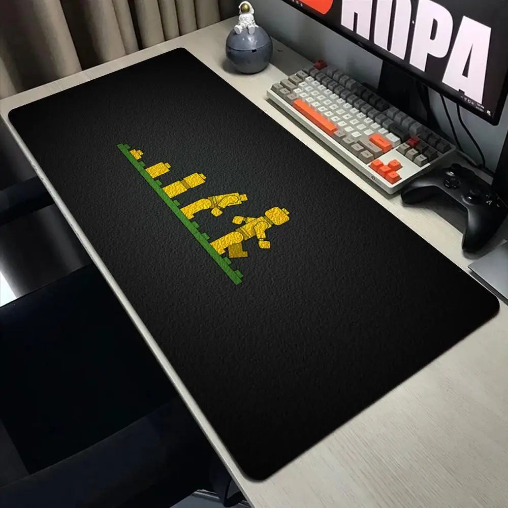 Large Mouse Pad Design-Legos Desk Mouse Pad Cute HD Desk Pad Extended Gaming Keyboard Mats Large XXL Gamer Mousepad 90x40