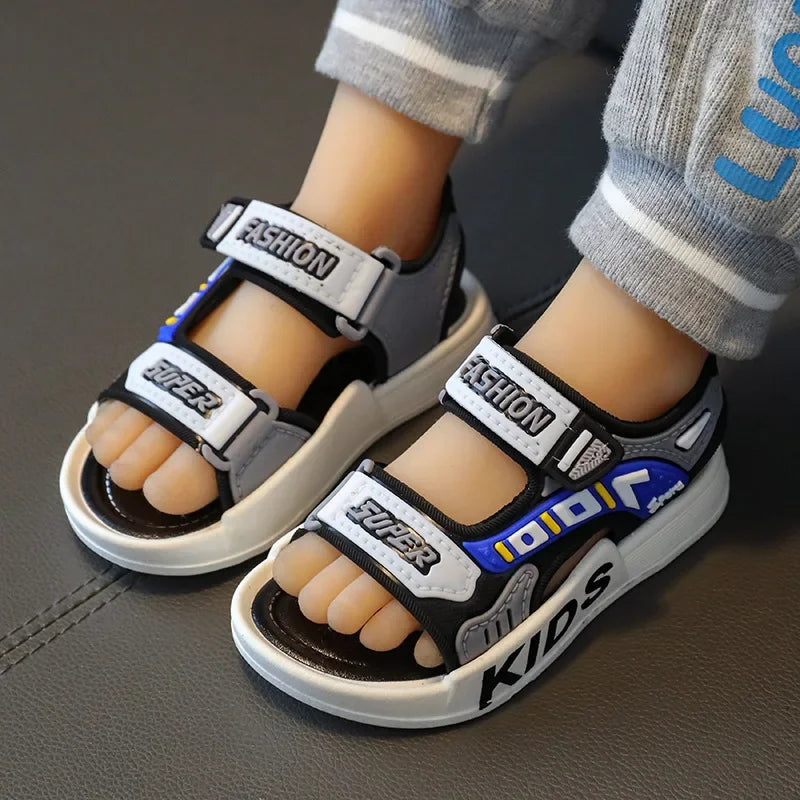 sandalias Boy Fashion Child Sandals Summer Children's Sneakers Anti Slip Soft Sole Casual Beach Shoes Kid Shoes zapatos niña
