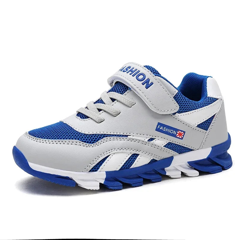 Childrens Running Shoes Trendy Luxury Design Casual Sneakers Mesh Breathable Sports Shoes Comfortable Tennis Shoes for Boys