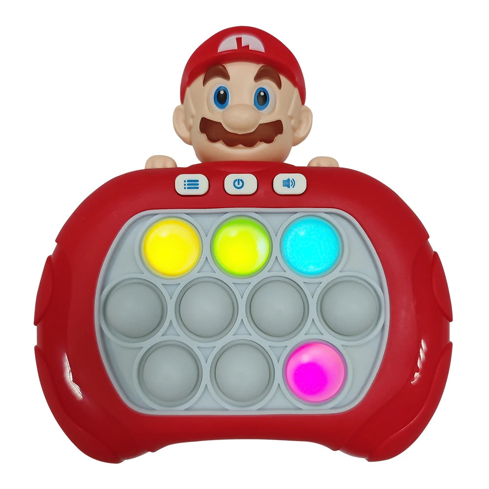New Cheap Pikachu Quick Push Game Pop Up Fidget Bubble Electronic Pop it Pro Game Light AntiStress Toys For Adult Kids Gift 2025