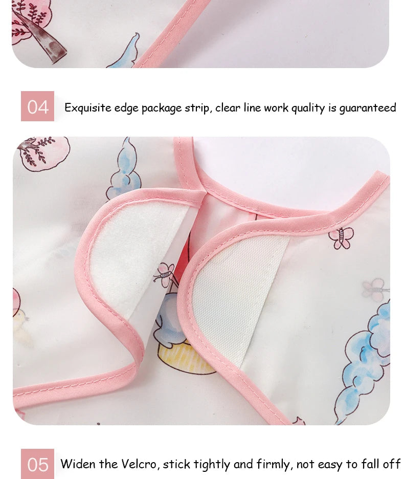 Baby Bibs Overalls Feeding Bib Waterproof and Dirt-proof Spring and Autumn Girl Treasure Boy Baby Protect Baby Bibs Baby Items