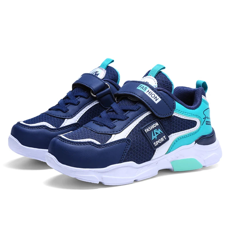 Children Sport Shoes Boys Fashion Mesh Breathable Casual Sneakers Lightweight Running Shoes Comfort