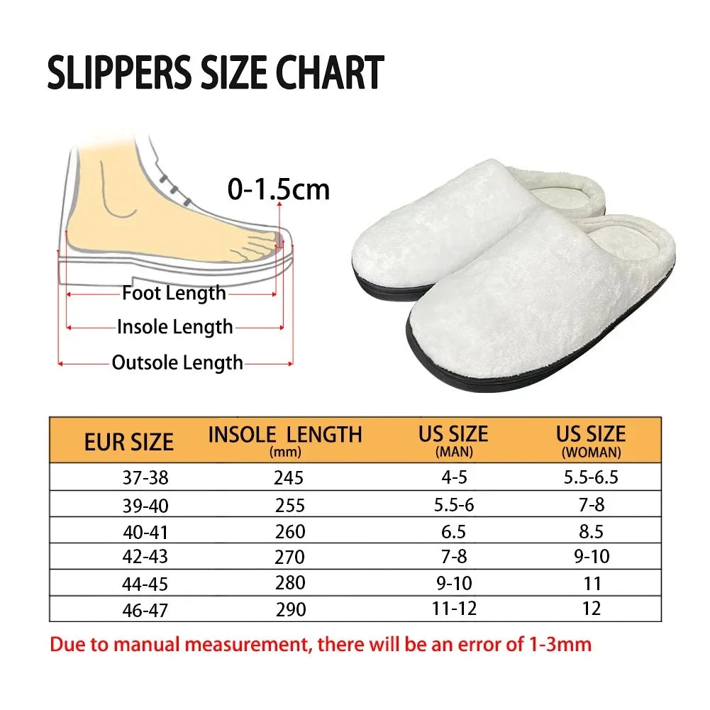 Live Fast Die Clown Cotton Slippers Home Shoes Mens Womens Soft Sandals Plush Casual Keep Warm Shoe Custom Made Slipper