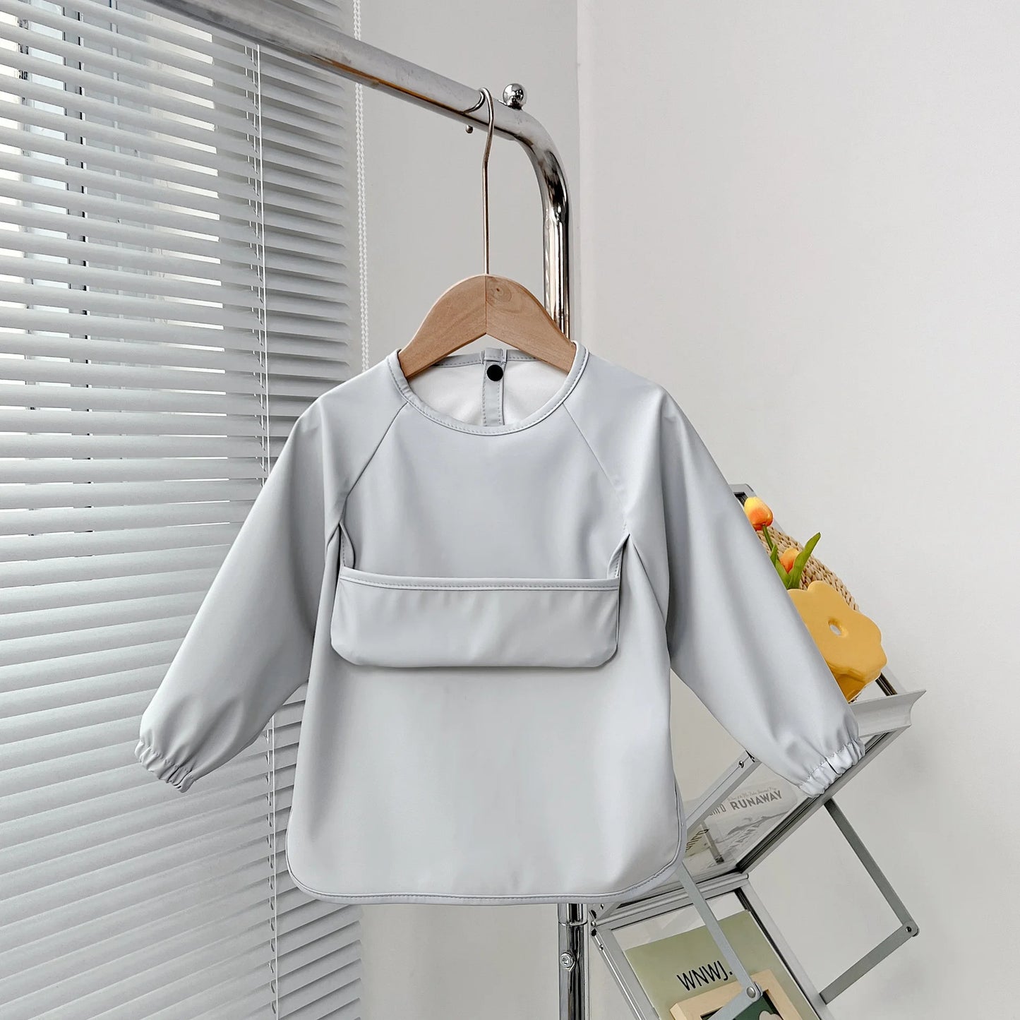 Cute Baby Bibs Toddler Baberos Bavoir Waterproof Long Sleeve Apron Cartoon Animals Children Feeding Smock Bib Baby Stuff 0-5Y
