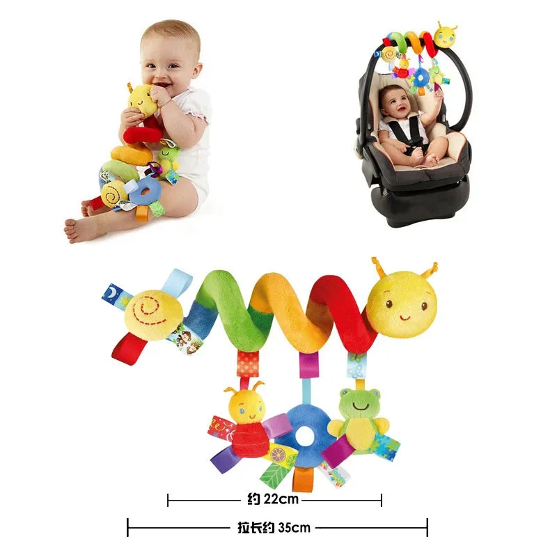 Hanging Rattles Soft Toys suitable for Car Seat, Stroller, Crib