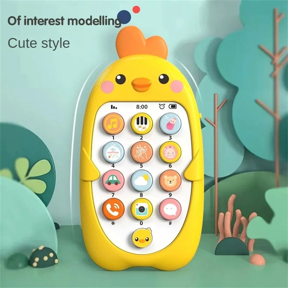 1/2PCS Baby Phone Toy Mobile Telephone Early Educational Learning Machine Kids Gifts Music Sound Machine Electronic Newborn Baby
